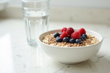 Soluble fiber foods including oats, berries and flaxseed for lower LDL
